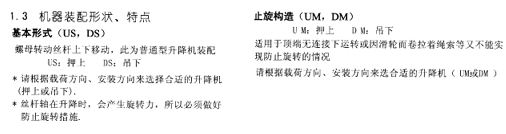 JWM絲桿升降機(jī)的特點(diǎn)